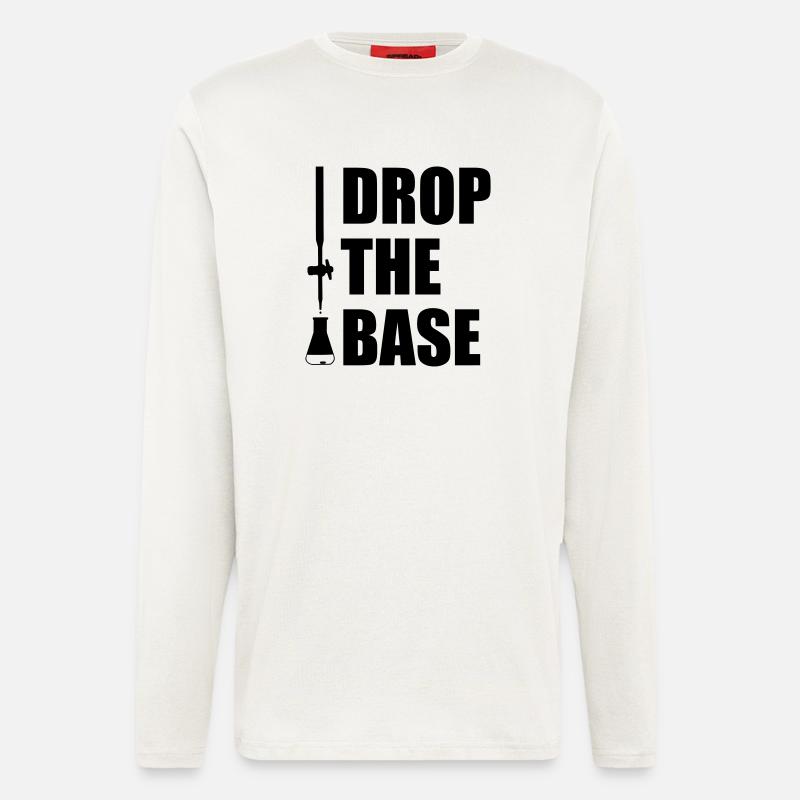 Drop the Base! - Langarmshirt - made by SPREAD  - OFF WHITE