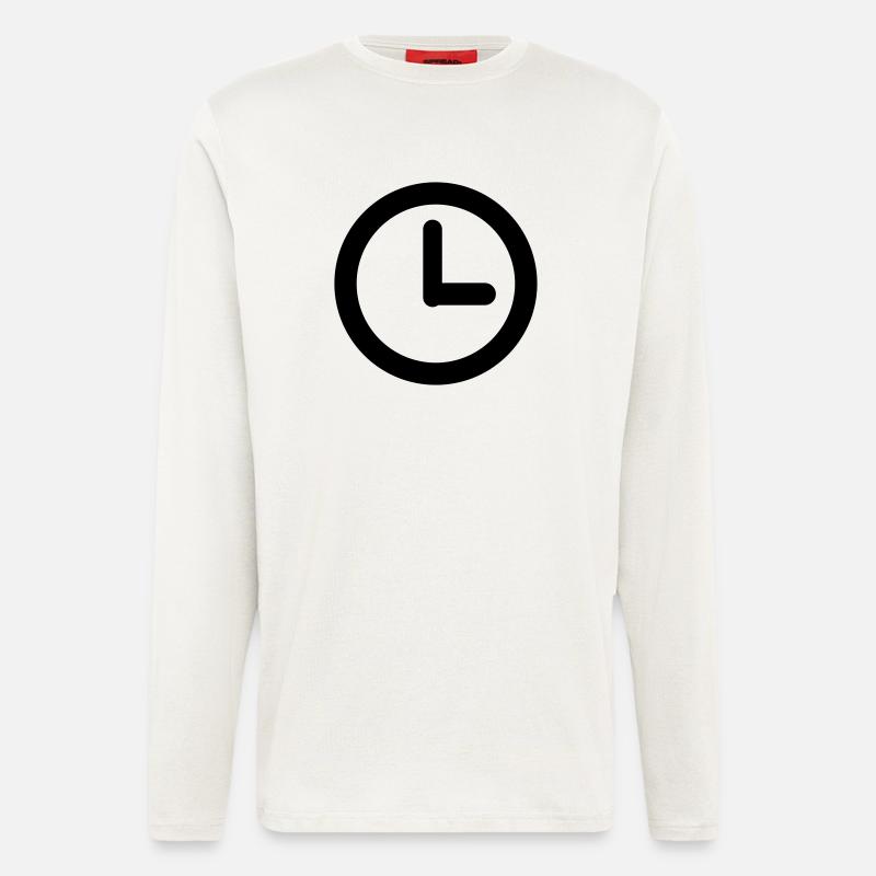 clock - Longsleeve - made by SPREAD  - OFF WHITE