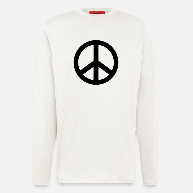 Peace - Langarmshirt - made by SPREAD  - OFF WHITE