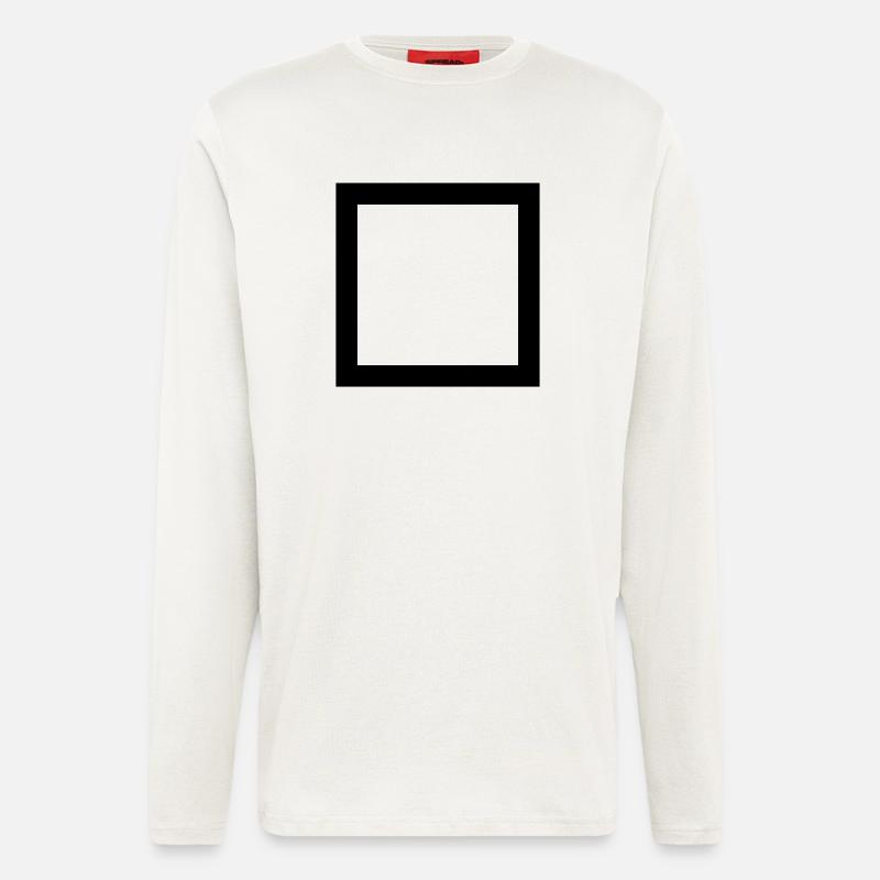 Quadrat - Langarmshirt - made by SPREAD  - OFF WHITE
