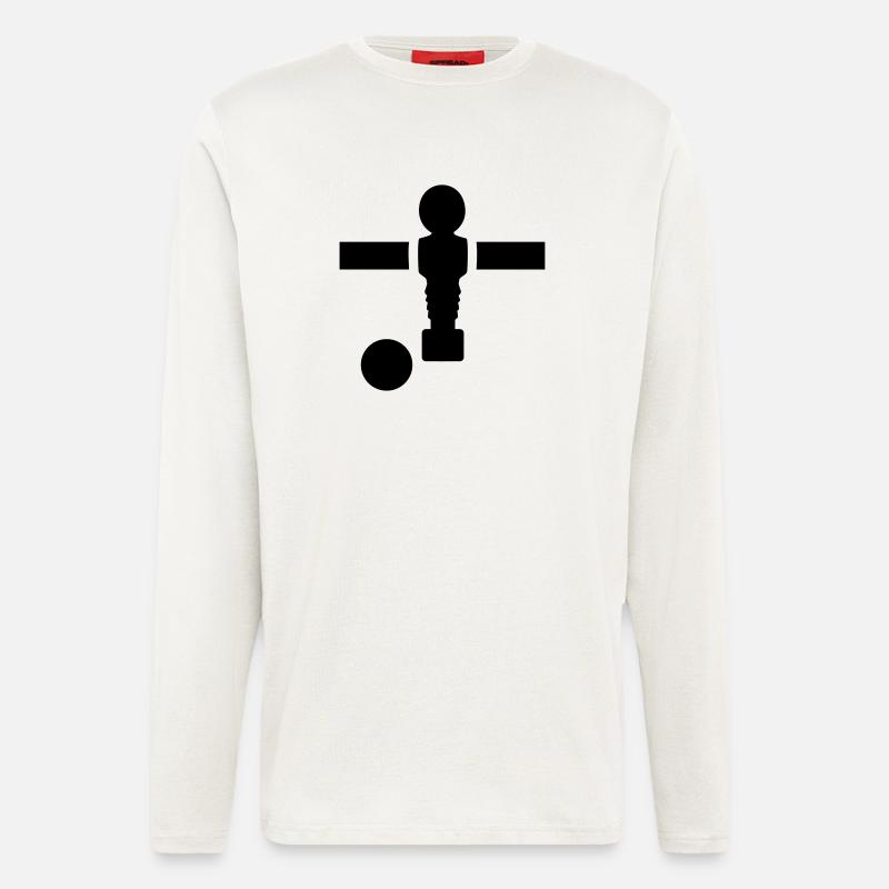 Tischkicker - Langarmshirt - made by SPREAD  - OFF WHITE