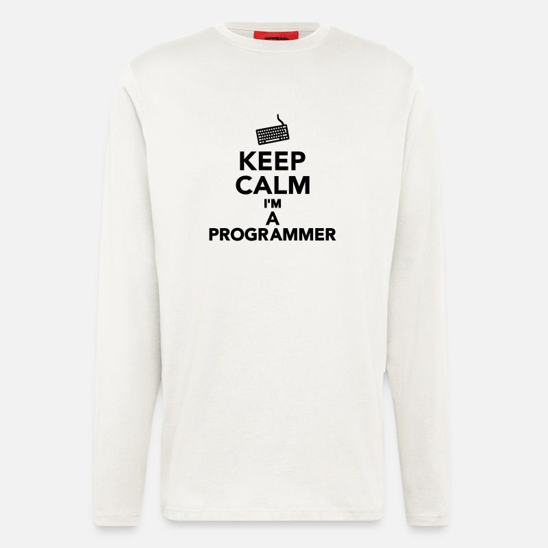 Programmierer - Langarmshirt - made by SPREAD  - OFF WHITE