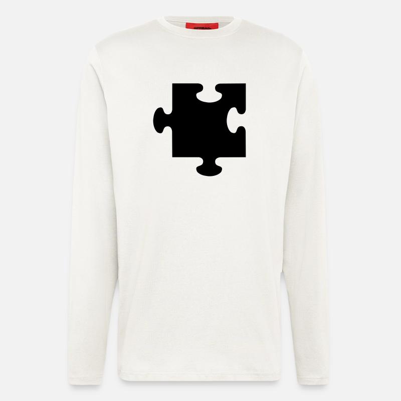 Jigsaw puzzle - Longsleeve - made by SPREAD  - OFF WHITE