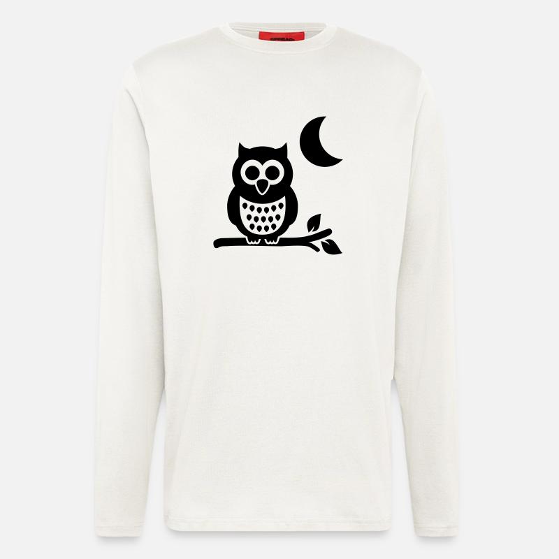 Owl - Longsleeve - made by SPREAD  - OFF WHITE