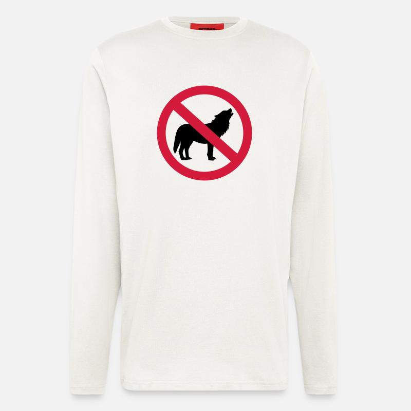Wolf - Longsleeve - made by SPREAD  - OFF WHITE