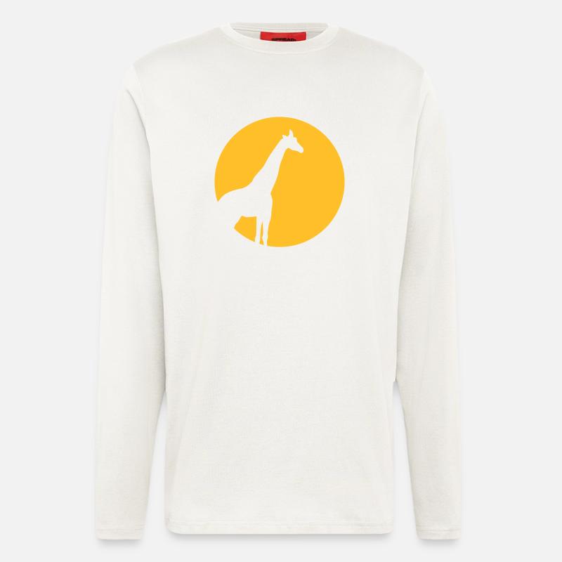 Giraffe - Langarmshirt - made by SPREAD  - OFF WHITE