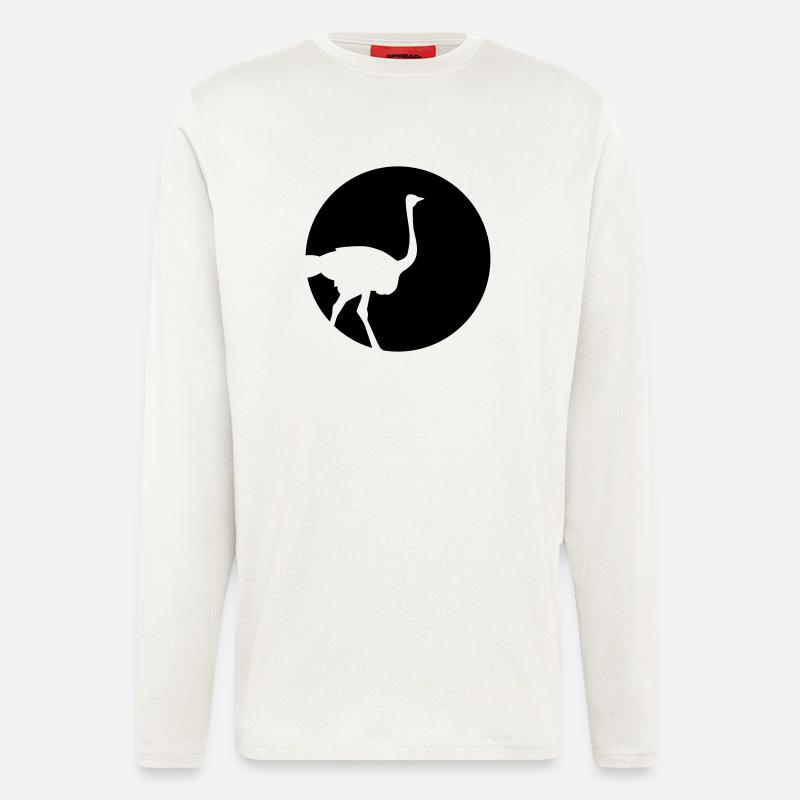Strauß - Langarmshirt - made by SPREAD  - OFF WHITE
