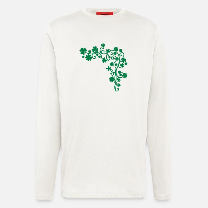 Kleeblatt - Langarmshirt - made by SPREAD  - OFF WHITE