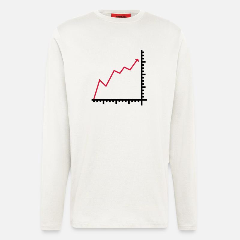 Diagramm - Langarmshirt - made by SPREAD  - OFF WHITE
