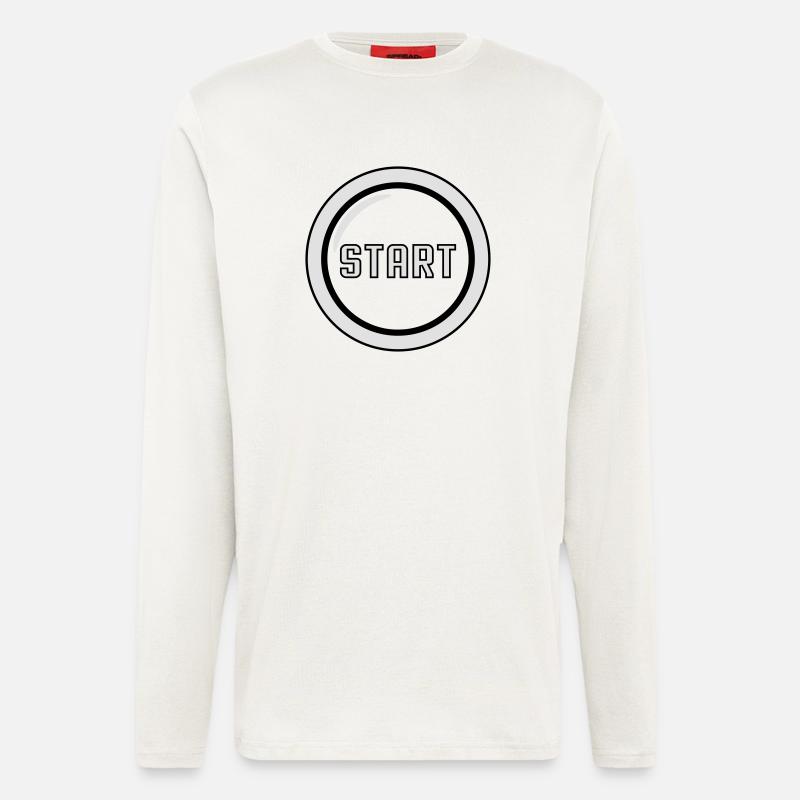 schalter start - Langarmshirt - made by SPREAD  - OFF WHITE