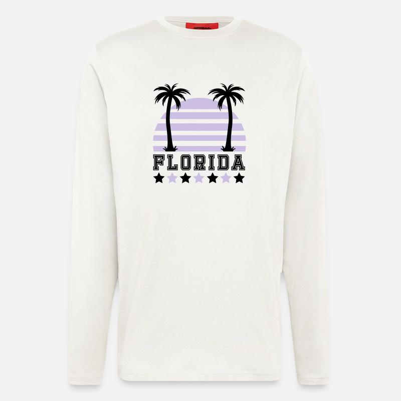 florida - Longsleeve - made by SPREAD  - OFF WHITE