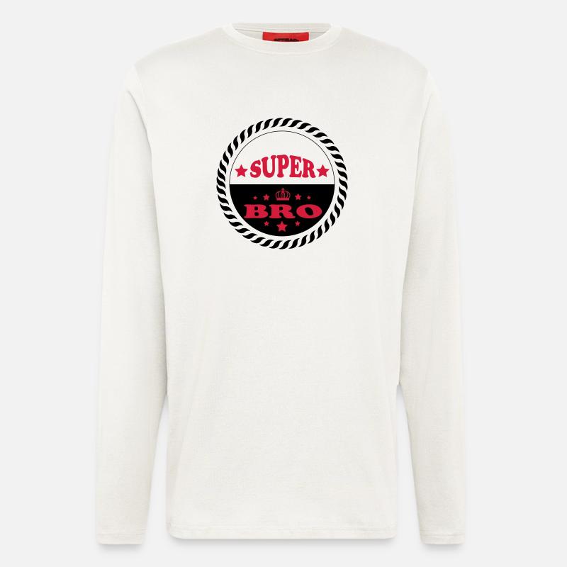 Super bro 111 - Langarmshirt - made by SPREAD  - OFF WHITE