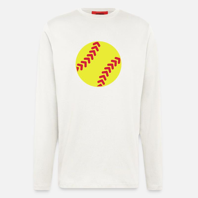 Softball - Langarmshirt - made by SPREAD  - OFF WHITE