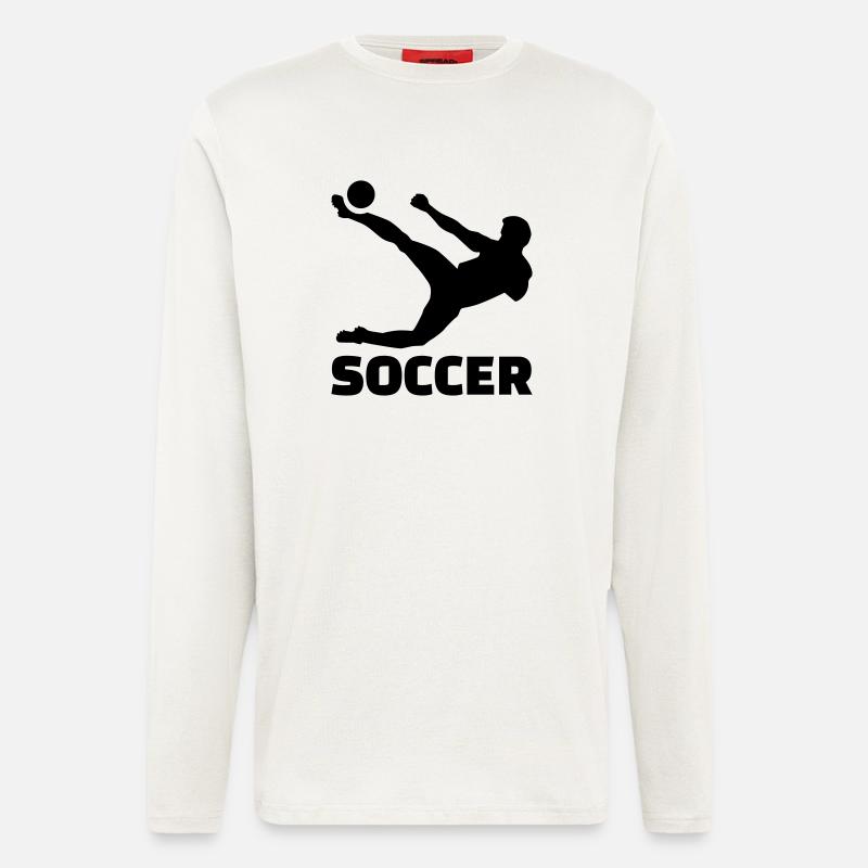Fußball - Langarmshirt - made by SPREAD  - OFF WHITE