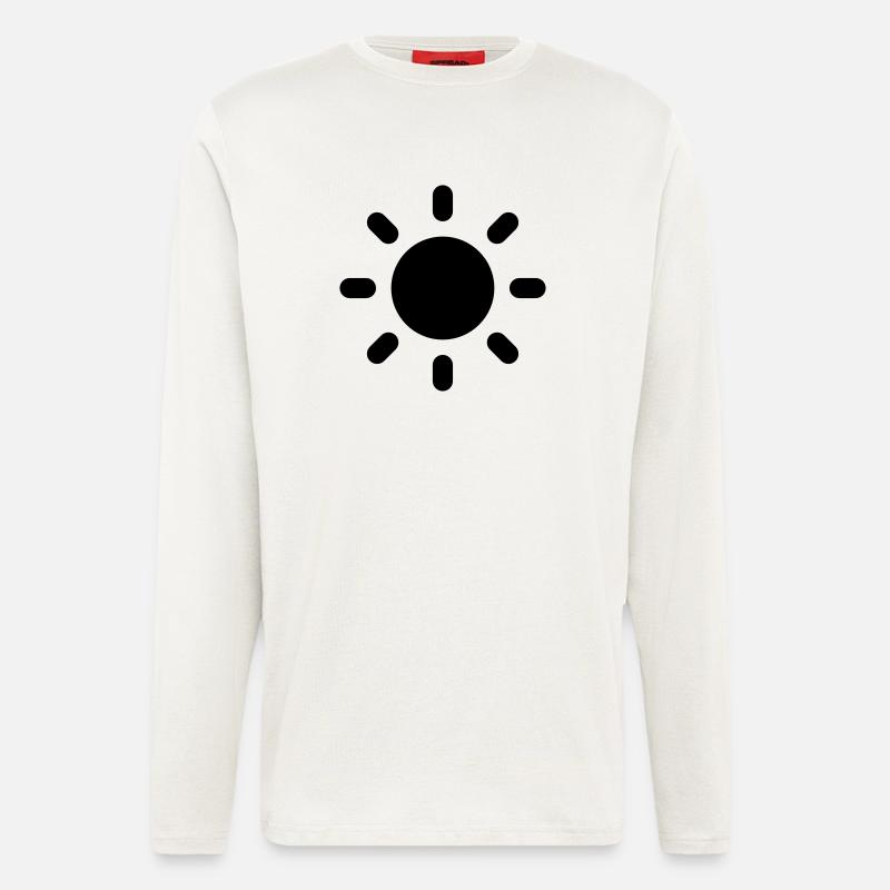 Sun, Sol, Sonne, Licht - Langarmshirt - made by SPREAD  - OFF WHITE