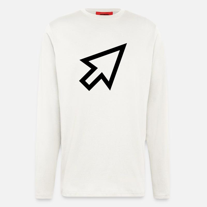 Mouse Cursor - Langarmshirt - made by SPREAD  - OFF WHITE