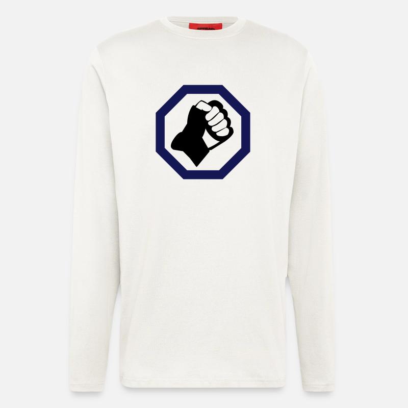 mma handschuh - Langarmshirt - made by SPREAD  - OFF WHITE