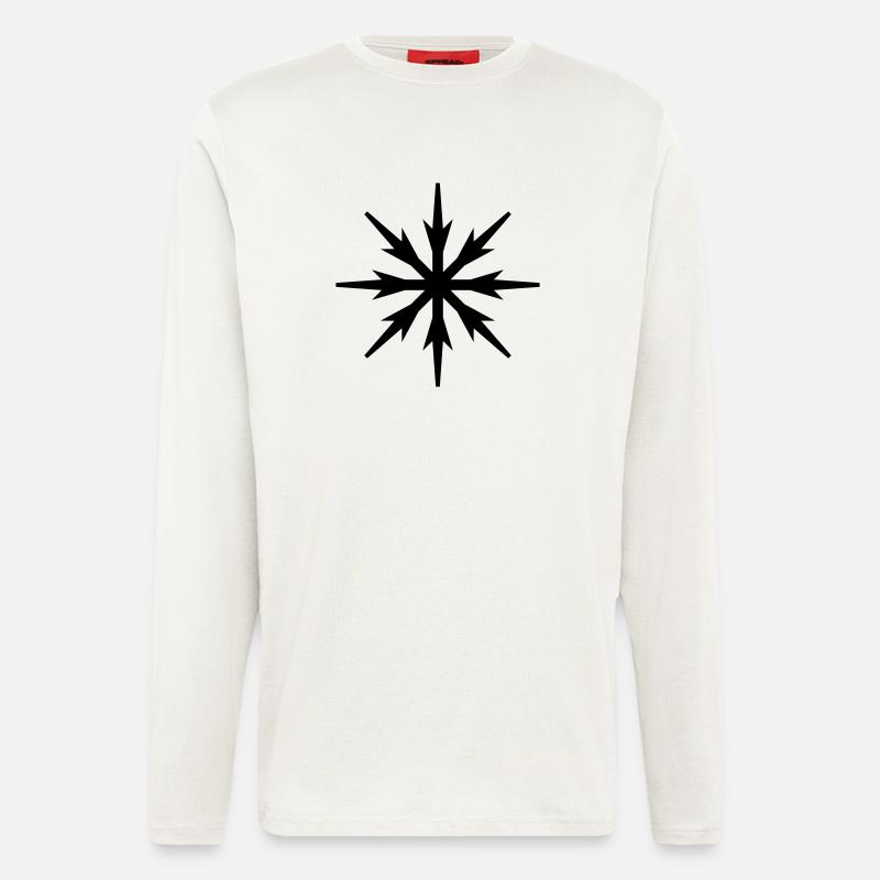 snowflake design - Langarmshirt - made by SPREAD  - OFF WHITE