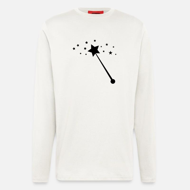 zauberstab_01 - Longsleeve - made by SPREAD - OFF WHITE