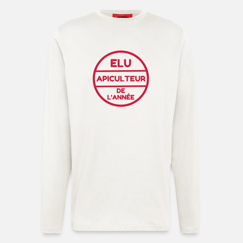 Beekeeping Beekeeper Bee Imker Apiculture - Longsleeve - made by SPREAD  - OFF WHITE