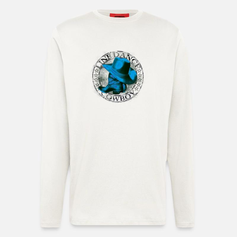 kl_linedance26 - Langarmshirt - made by SPREAD  - OFF WHITE