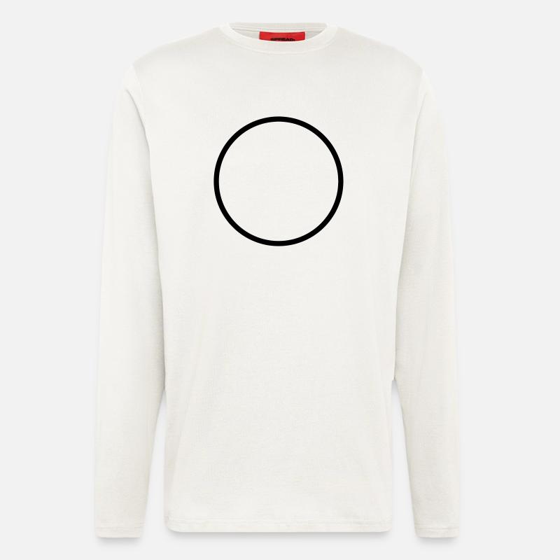 A Personnaliser / Custom / Customiser / Customize - Manches longues bio décontracté fabriqué en UE - OFF WHITE