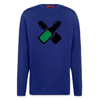 Alkohol - Bierflaschen - Langarmshirt - made by SPREAD  - OFF WHITE - Vorne