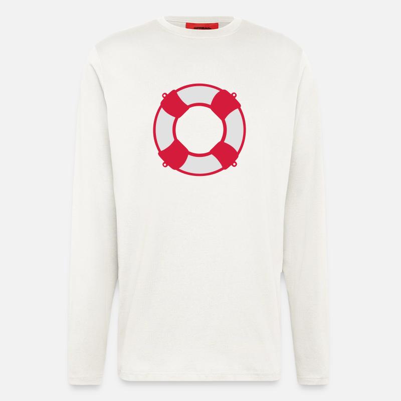 Rettungsring - Langarmshirt - made by SPREAD  - OFF WHITE