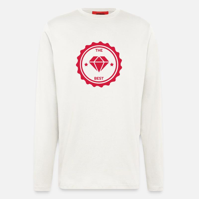 Juwelier / Gem / Diamant / Edelstein - Langarmshirt - made by SPREAD  - OFF WHITE