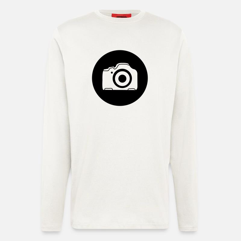 kamera - Langarmshirt - made by SPREAD  - OFF WHITE