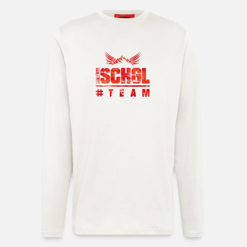 ischgl team berg - Langarmshirt - made by SPREAD  - OFF WHITE