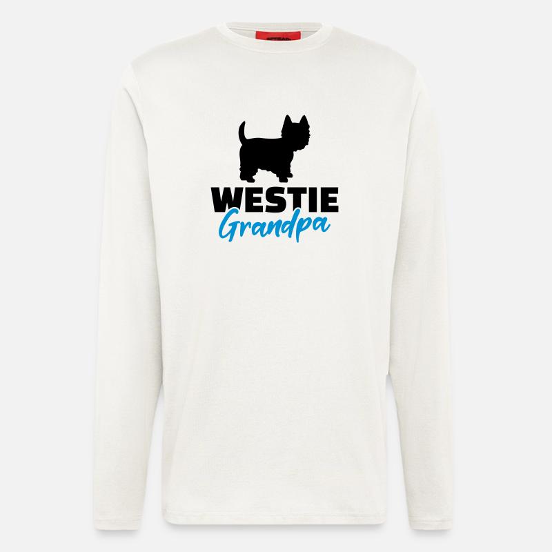 Westie - Langarmshirt - made by SPREAD  - OFF WHITE