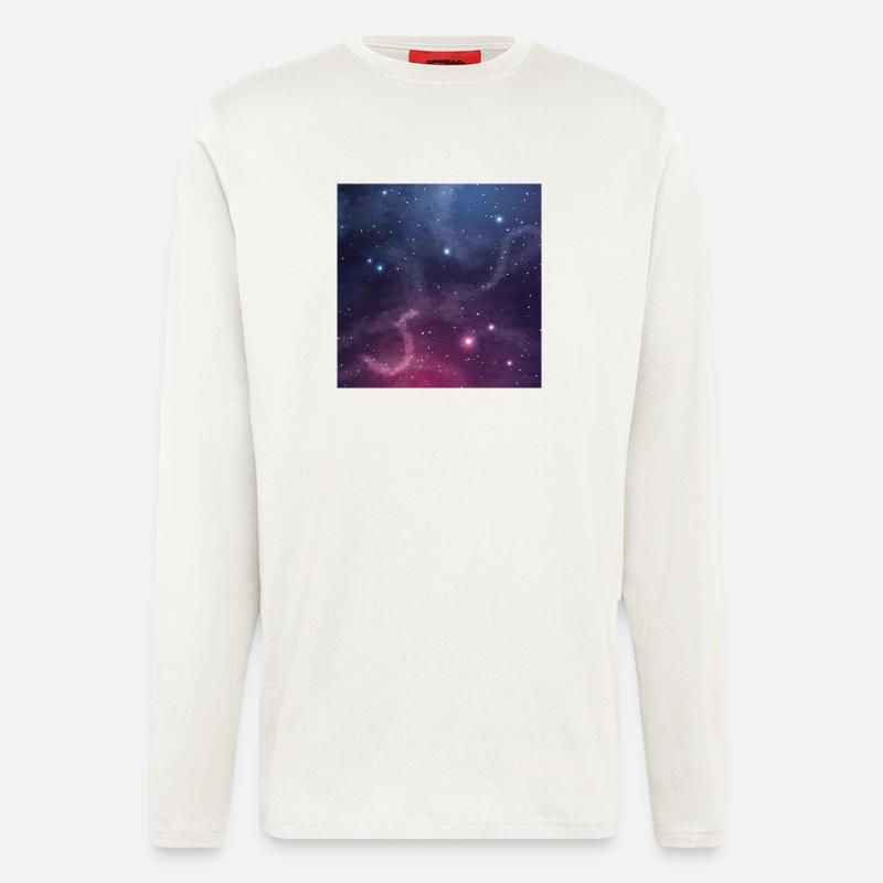 Galaxy pattern - Longsleeve - made by SPREAD  - OFF WHITE