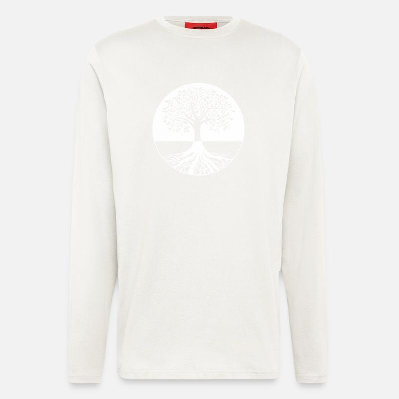 Lebensbaum - Langarmshirt - made by SPREAD - OFF WHITE