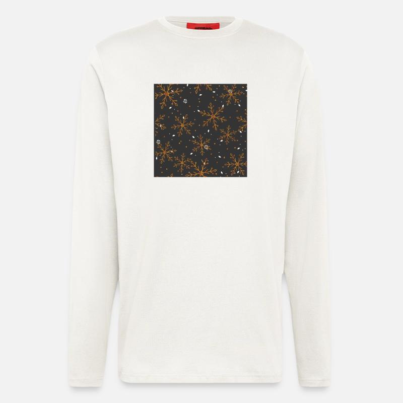 Ice crystal pattern - Longsleeve - made by SPREAD  - OFF WHITE