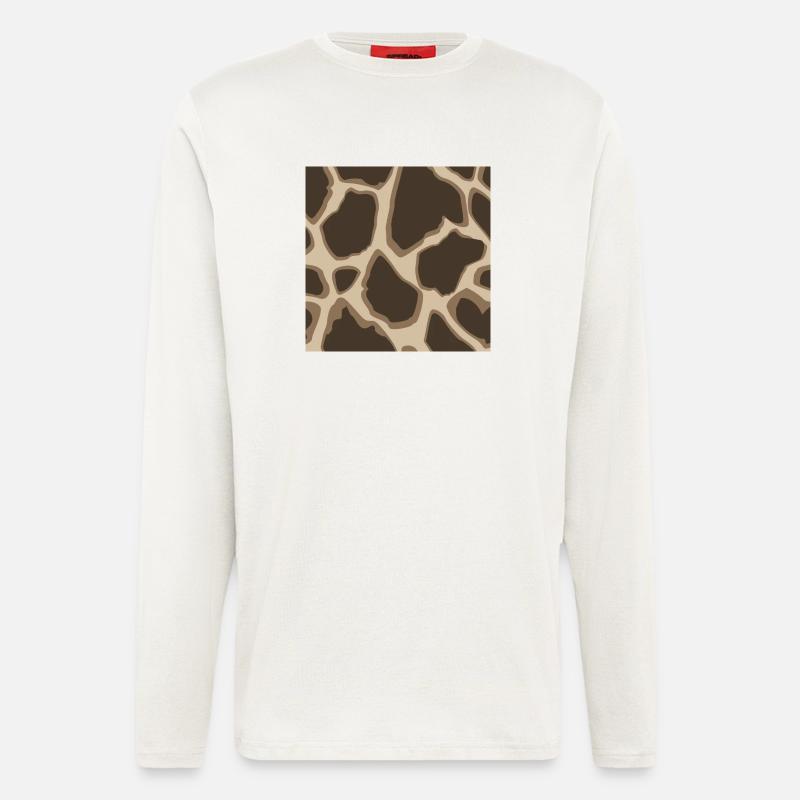 Giraffes pattern - Longsleeve - made by SPREAD  - OFF WHITE
