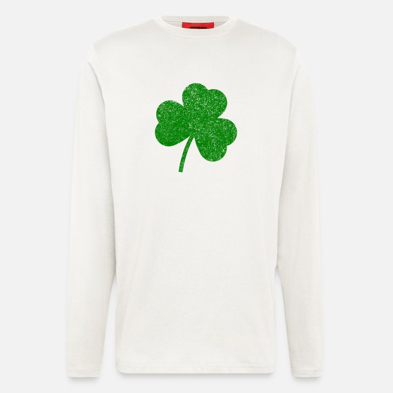 St. Patrick es Day - Langarmshirt - made by SPREAD  - OFF WHITE