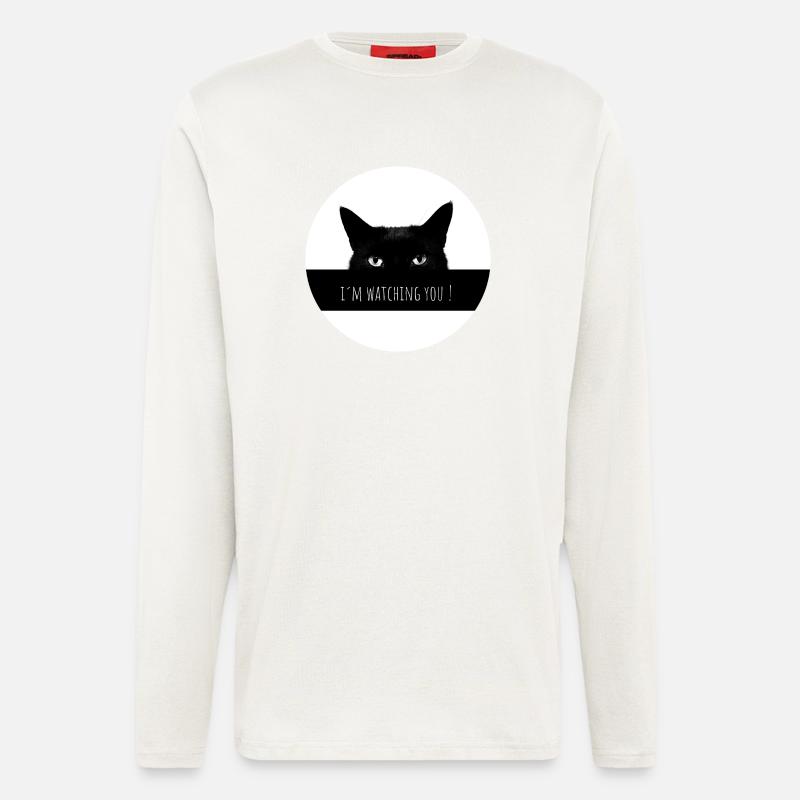 I´M WATCHING YOU! - Langarmshirt - made by SPREAD - OFF WHITE