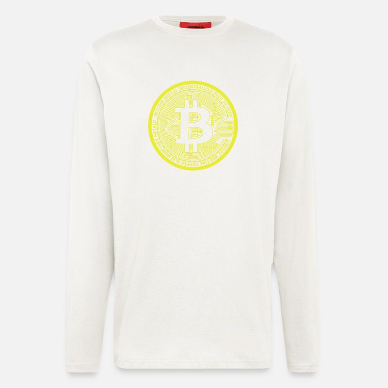 A Bitcoin - Langarmshirt - made by SPREAD  - OFF WHITE