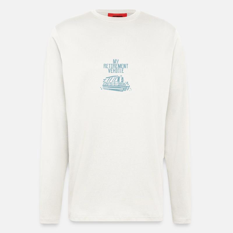 Ponton Boat Rente Boot - Langarmshirt - made by SPREAD  - OFF WHITE