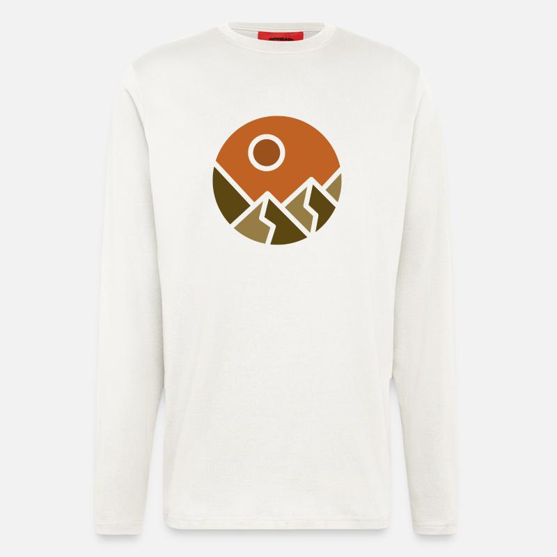 Gebirge - Langarmshirt - made by SPREAD  - OFF WHITE