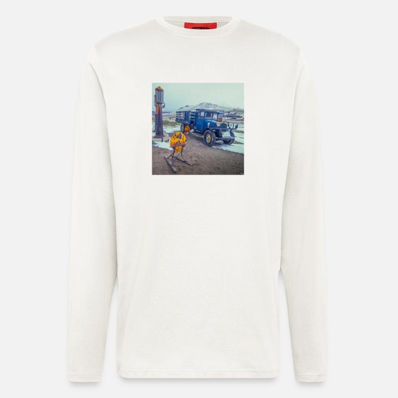 Ghost Town Bodie - Langarmshirt - made by SPREAD - OFF WHITE