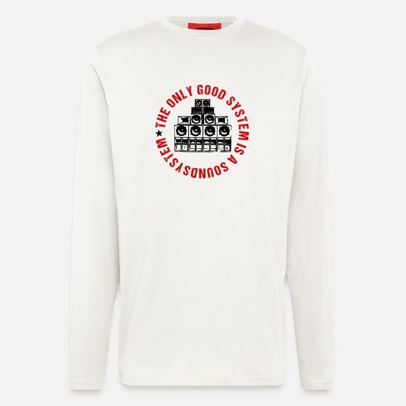the only good system - Langarmshirt - made by SPREAD  - OFF WHITE