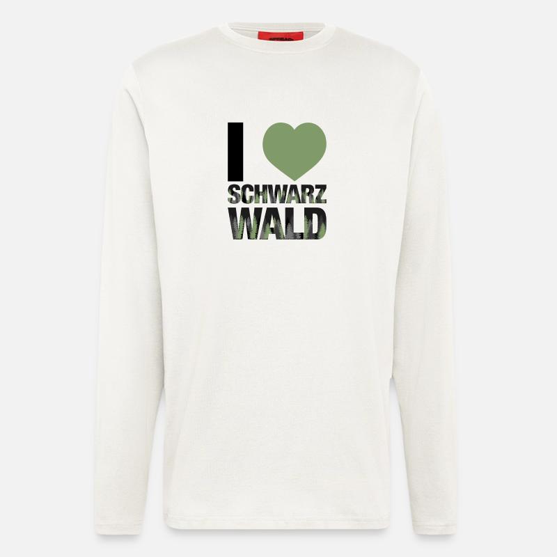 I LOVE Schwarzwald - Langarmshirt - made by SPREAD  - OFF WHITE