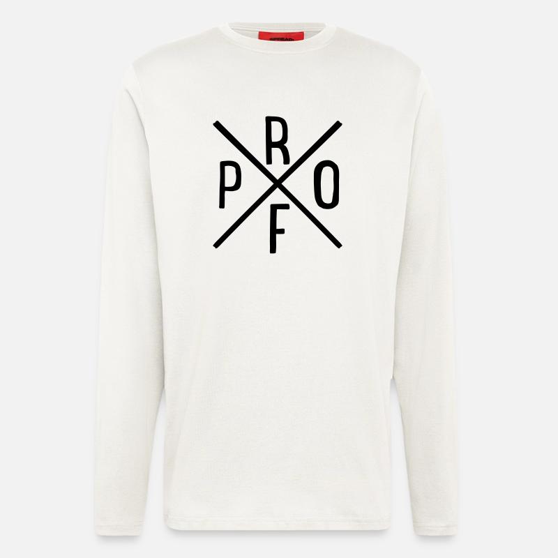 Prof - Langarmshirt - made by SPREAD  - OFF WHITE