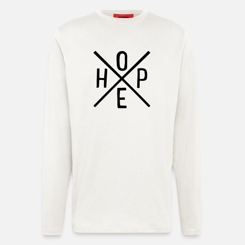 Hoffnung - Langarmshirt - made by SPREAD  - OFF WHITE