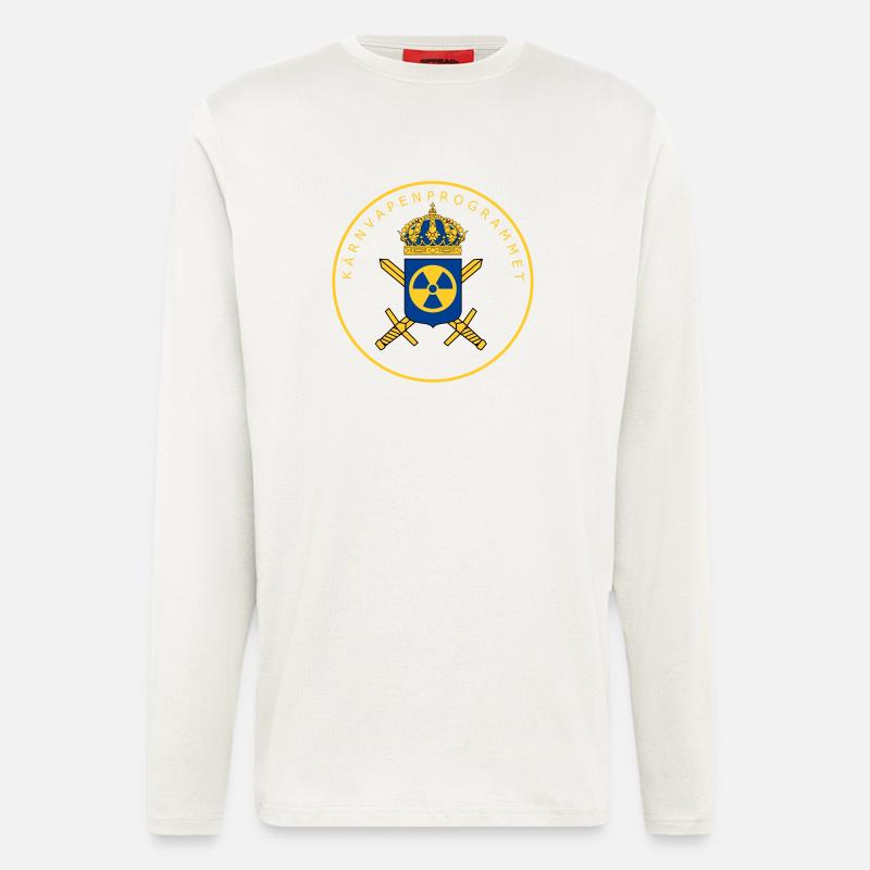 Das schwedische Atomwaffenprogramm - Langarmshirt - made by SPREAD  - OFF WHITE