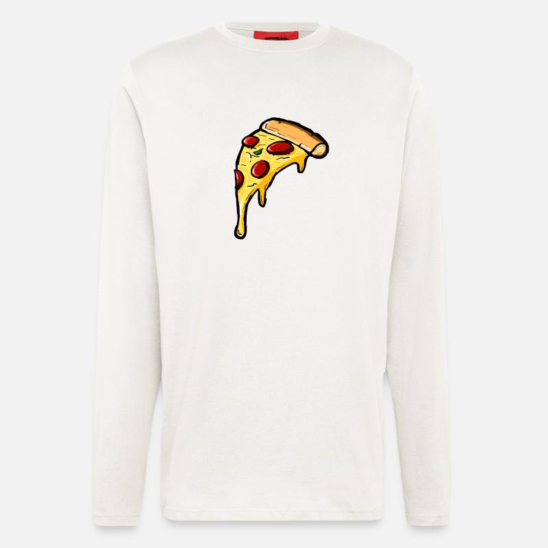 Pizza - Langarmshirt - made by SPREAD  - OFF WHITE