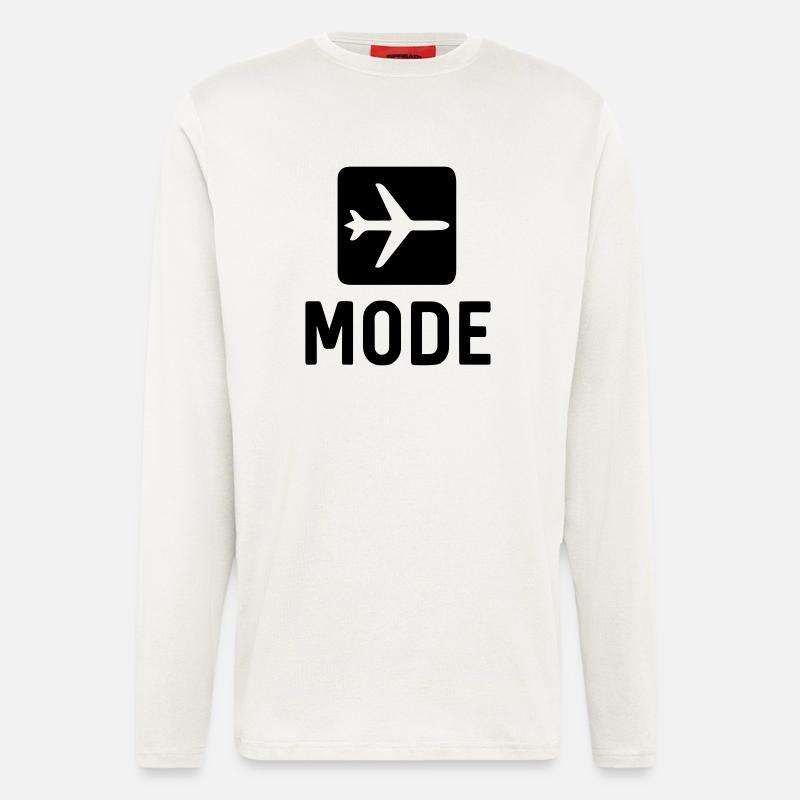 Flugmodus - Langarmshirt - made by SPREAD  - OFF WHITE