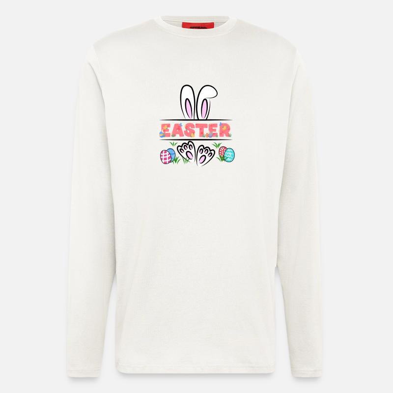 easter is here - Langarmshirt - made by SPREAD  - OFF WHITE